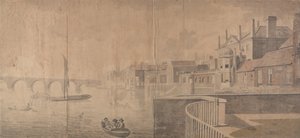La Tamise avec Montagu House et Westminster Bridge - Samuel Scott